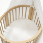 Hoeslaken Stokke Sleepi (70x119) - Wit - Aerosleep