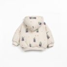 Hooded Printed Jersey Sweater - Pencil - Play Up