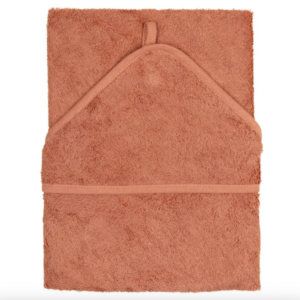 Hooded towel (74x74) - Sunrise Orange - Timboo