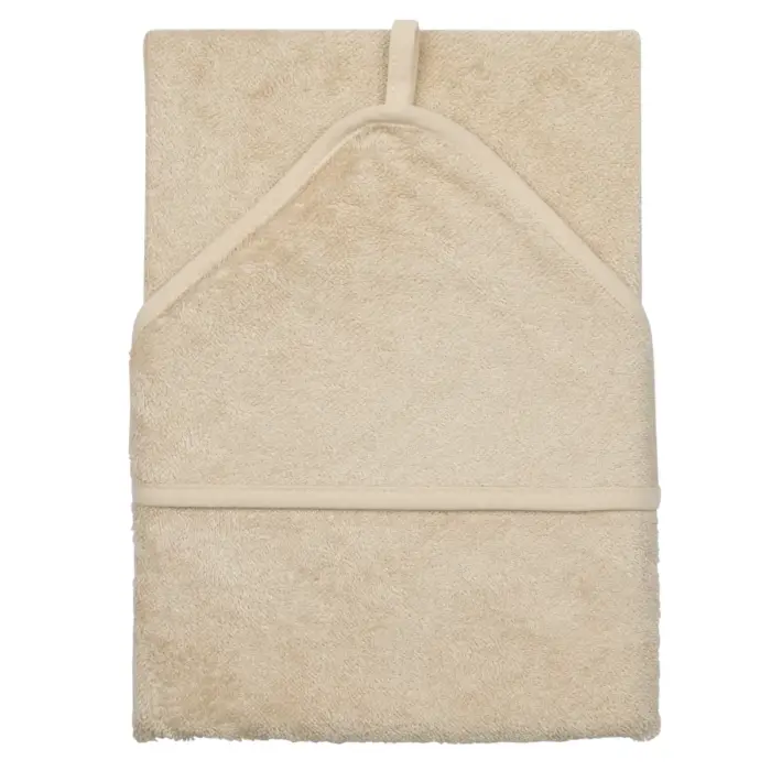 Hooded towel XXL (95x95) - Frosted Almond - Timboo