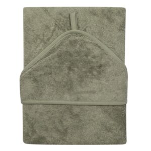 Hooded towel XXL (95x95) - Whisper green - Timboo