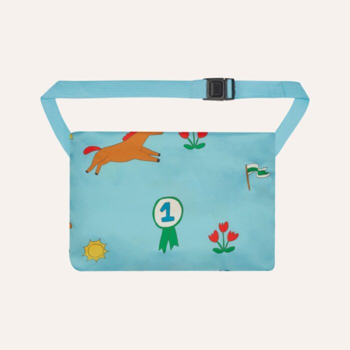 Horses Allover Windbreaker - Blue - The Campamento Horses Allover Windbreaker - Blue - The Campamento