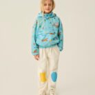 Horses Allover Windbreaker - Blue - The Campamento