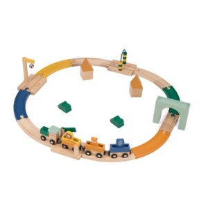 Houten Treinset Animals - Trixie