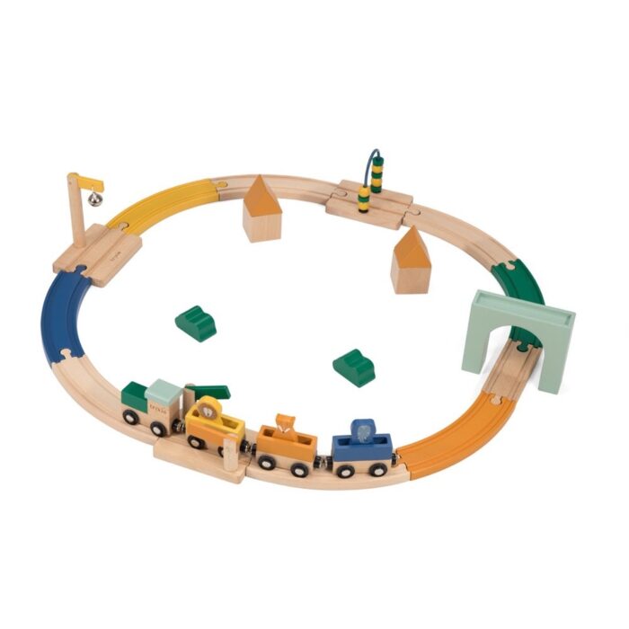 Houten Treinset Animals - Trixie