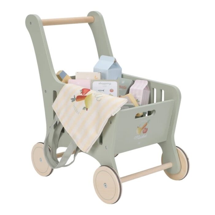 Houten Winkelwagen - Little Dutch