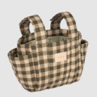 Hyde Park Stroller Organizer - Green Checks - Nobodinoz