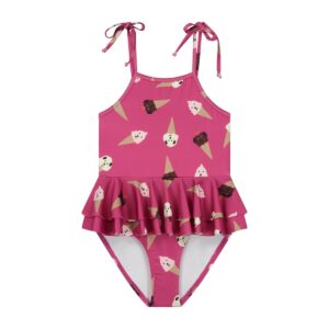 Ice Cream Swimsuit Rose Sorbet − Daily Brat