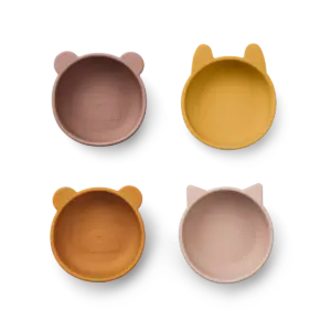 Iggy Silicone Bowls - Rose Mix - Liewood