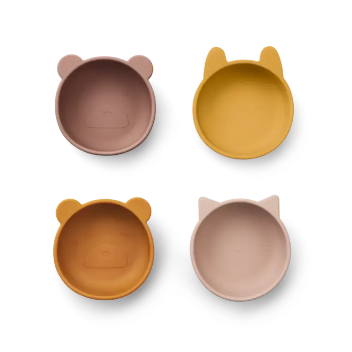 Iggy Silicone Bowls - Rose Mix - Liewood