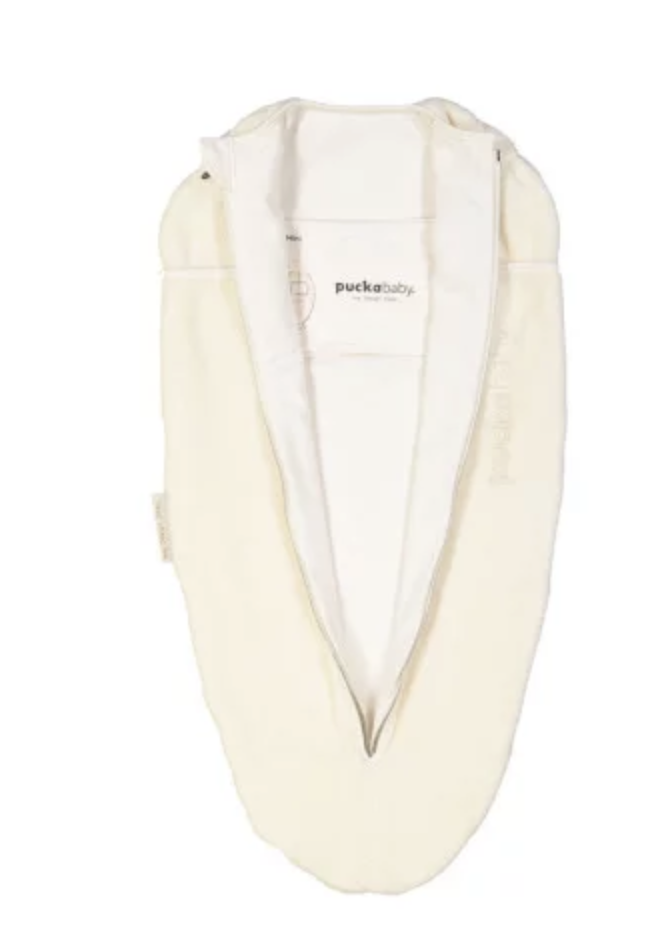 Inbakerslaapzak Mini 3/6M - Teddy - Pure - Puckababy