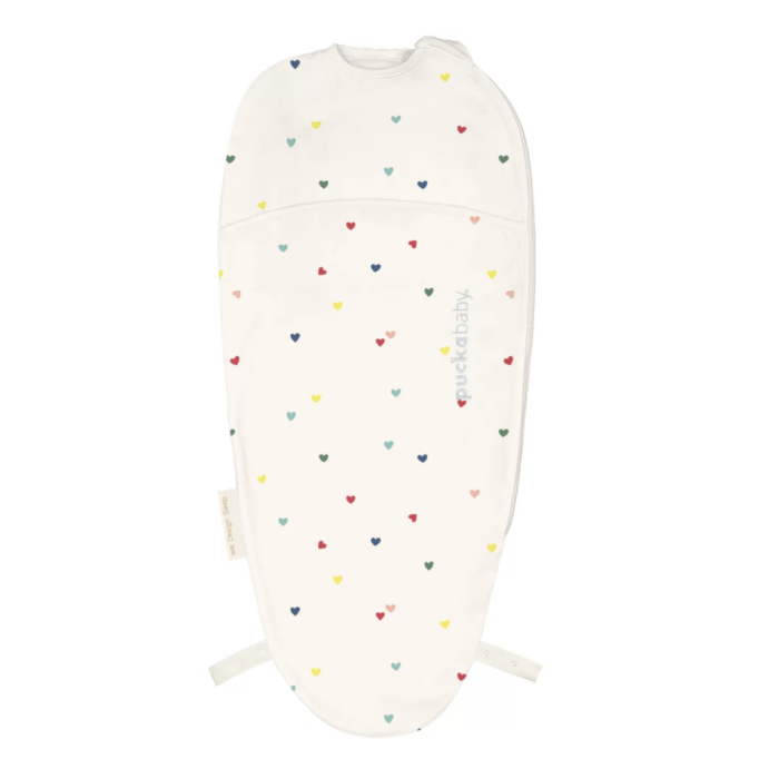 Inbakerslaapzak Piep 0-3M - Cotton - Hearts Confetti - Puckababy