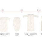 Inbakerslaapzak Piep 0-3M - Cotton - Hearts Confetti - Puckababy