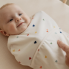 Inbakerslaapzak Piep 0-3M - Cotton - Hearts Confetti - Puckababy