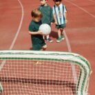 Inflatable Goal With Ball - Green Stripe - Konges Slojd