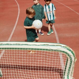 Inflatable Goal With Ball - Green Stripe - Konges Slojd