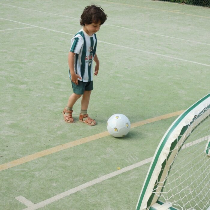 Inflatable Goal With Ball - Green Stripe - Konges Slojd