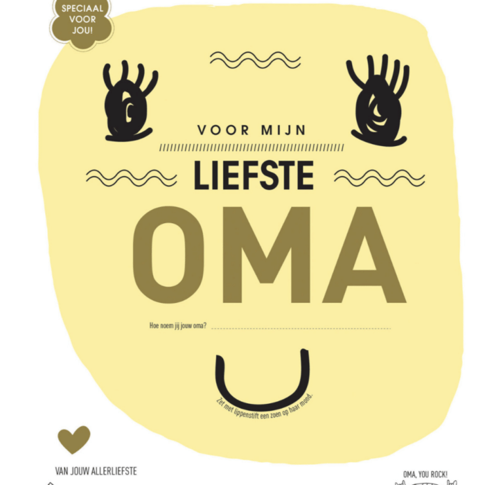 Invulboekje - Voor mijn liefste Oma