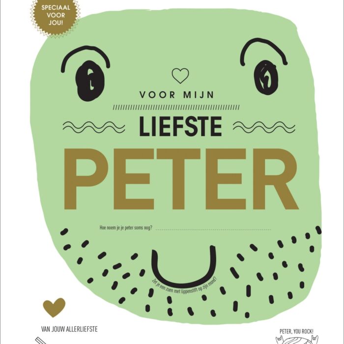 Invulboekje - Voor mijn liefste peter Invulboekje - Voor mijn liefste peter