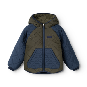 Jackson Reversible Jacket - Army brown / Classic navy - Liewood