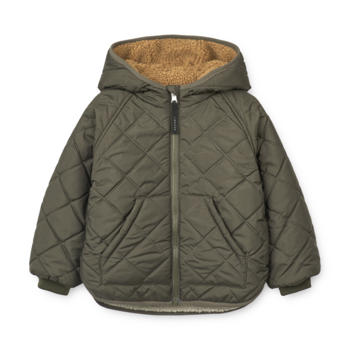 Jackson Reversible Jacket - Army brown mix - Liewood