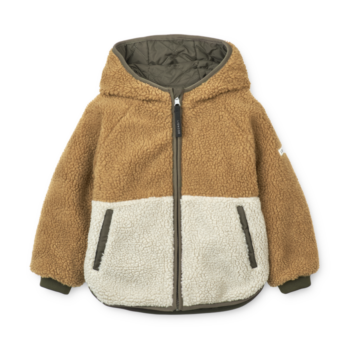 Jackson Reversible Jacket - Army brown mix - Liewood