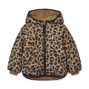 Jackson Reversible Jacket - Leo oat/Black panther - Liewood