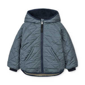 Jackson Reversible Jacket - Whale blue multi mix - Liewood