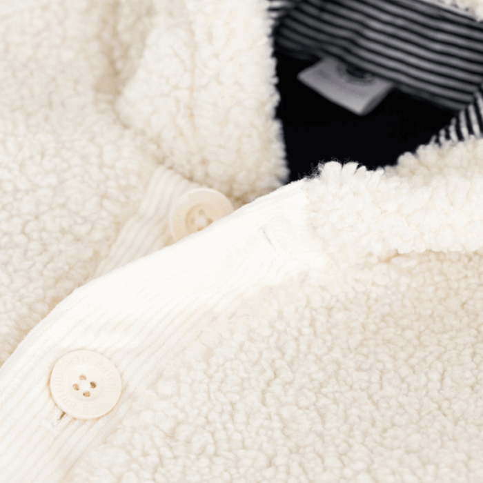 Jas Teddy - Milk - Petit Bateau Jas Teddy - Milk - Petit Bateau