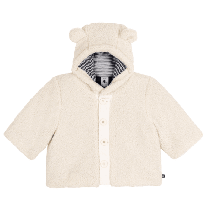 Jas Teddy - Milk - Petit Bateau Jas Teddy - Milk - Petit Bateau