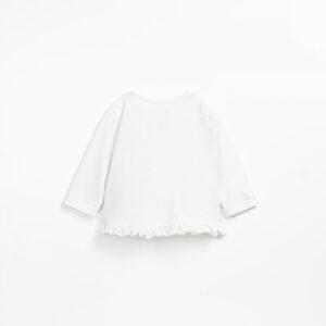 Jersey LS Tshirt Ruffles - Seagull - Play Up
