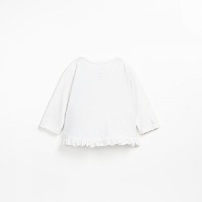 Jersey LS Tshirt Ruffles - Seagull - Play Up Jersey LS Tshirt Ruffles - Seagull - Play Up