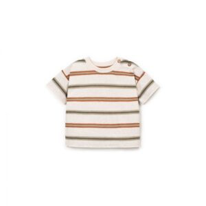 Jersey T-Shirt Stripes Rust - Play Up