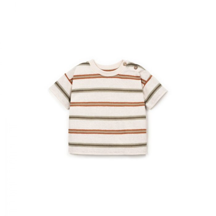 Jersey T-Shirt Stripes Rust - Play Up Jersey T-Shirt Stripes Rust - Play Up