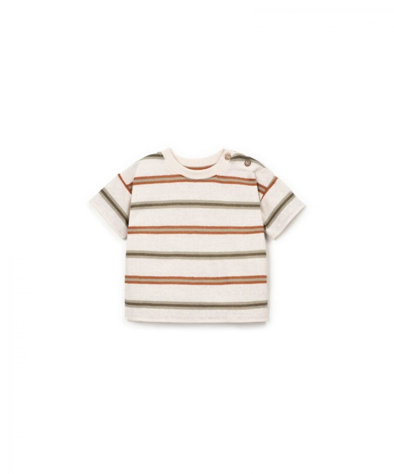 Jersey T-Shirt Stripes Rust - Play Up