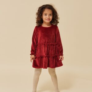 Jingle Dress - Velours Jolly Red - Konges Slojd
