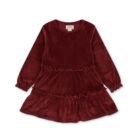 Jingle Dress - Velours Jolly Red - Konges Slojd