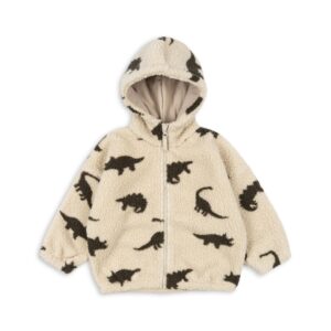 Jody Teddy Hoodie - Dino Silhouette - Konges Slojd