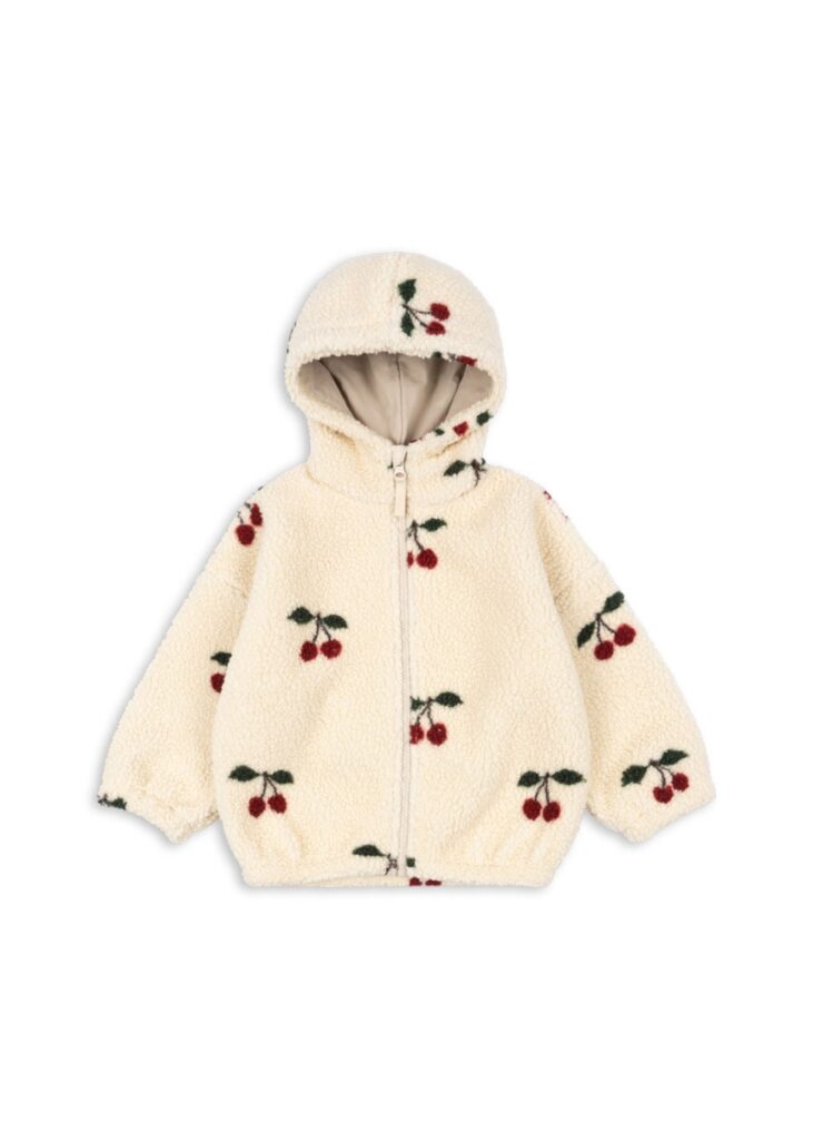 Jody Teddy Hoodie - Ma Grande Cerise - Konges Slojd