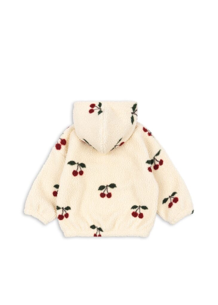 Jody Teddy Hoodie - Ma Grande Cerise - Konges Slojd Jody Teddy Hoodie - Ma Grande Cerise - Konges Slojd