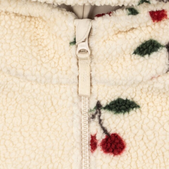 Jody Teddy Hoodie - Ma Grande Cerise - Konges Slojd