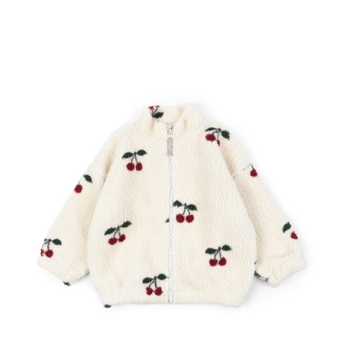 Jody Teddy Jacket - Cherry - Konges Slojd Jody Teddy Jacket - Cherry - Konges Slojd