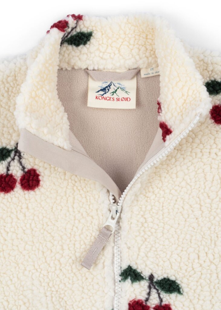 Jody Teddy Jacket - Cherry - Konges Slojd Jody Teddy Jacket - Cherry - Konges Slojd