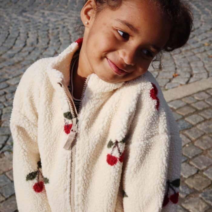 Jody Teddy Jacket - Cherry - Konges Slojd Jody Teddy Jacket - Cherry - Konges Slojd