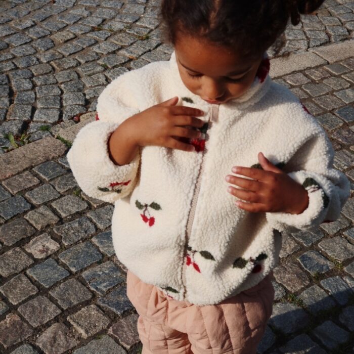 Jody Teddy Jacket - Cherry - Konges Slojd Jody Teddy Jacket - Cherry - Konges Slojd