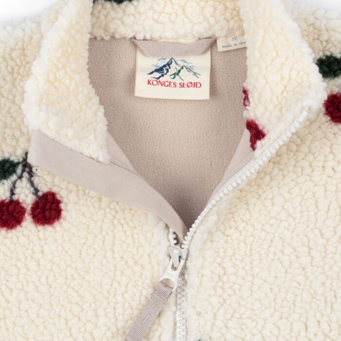 Jody Teddy Jacket - Cherry - Konges Slojd Jody Teddy Jacket - Cherry - Konges Slojd