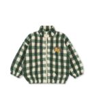 Jody Teddy Jacket - Green Check - Konges Slojd