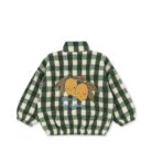 Jody Teddy Jacket - Green Check - Konges Slojd