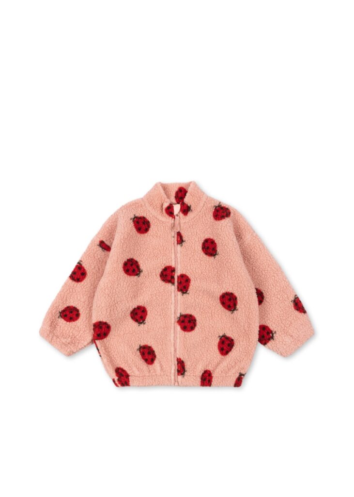 Jody Teddy Jacket - Ladybug Pink - Konges Slojd