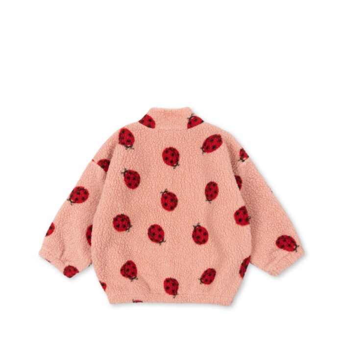 Jody Teddy Jacket - Ladybug Pink - Konges Slojd Jody Teddy Jacket - Ladybug Pink - Konges Slojd